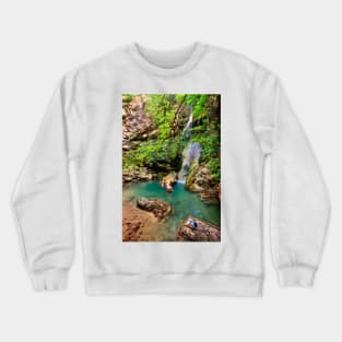 Where Aphrodite used to bathe Crewneck Sweatshirt